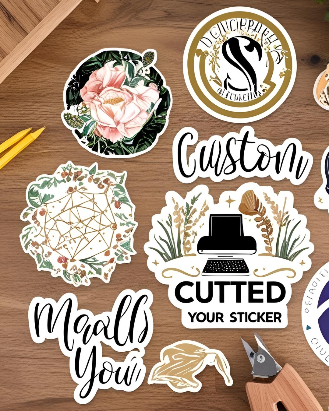 Custom Plotter Cutted Stickers