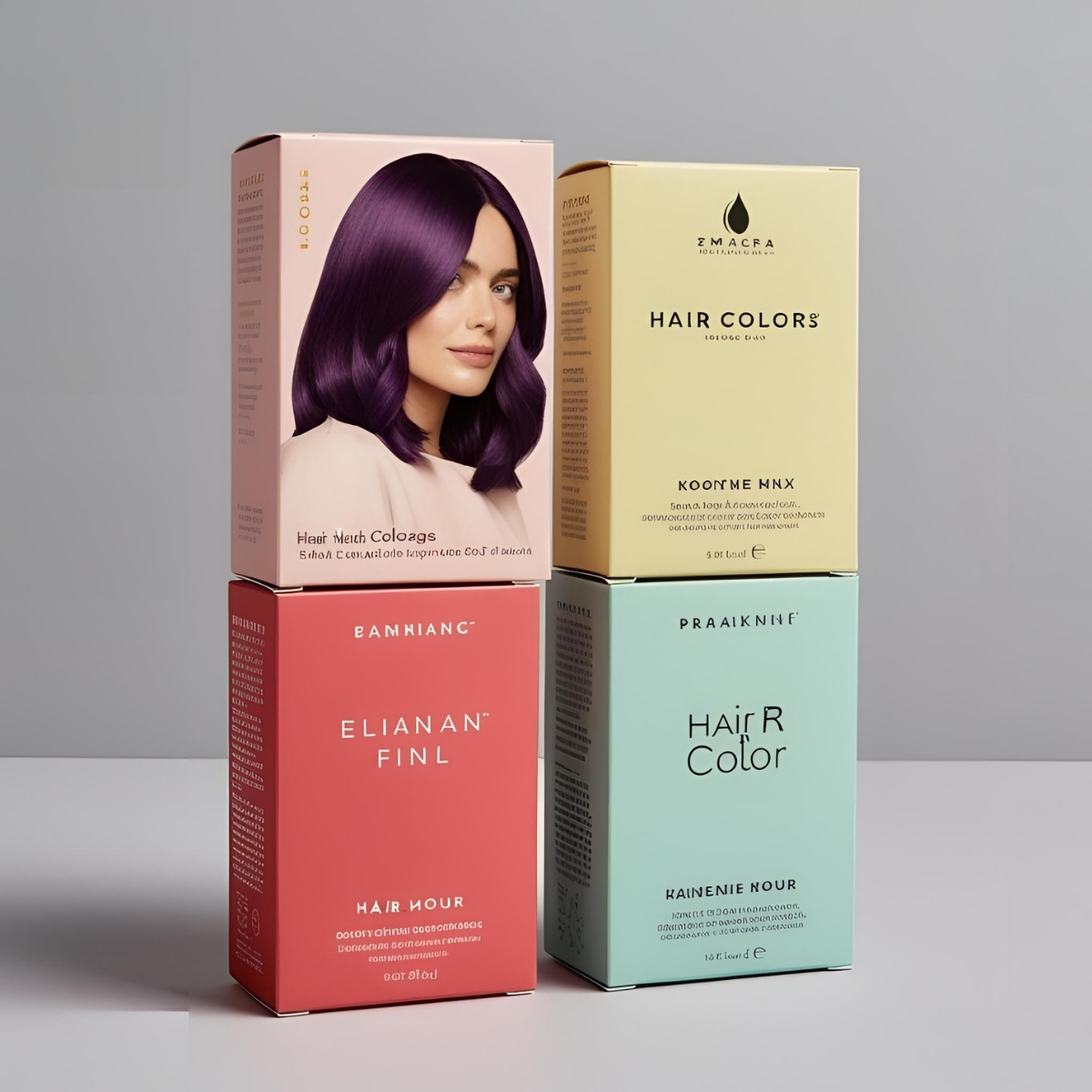 Custom Hair Color Boxes