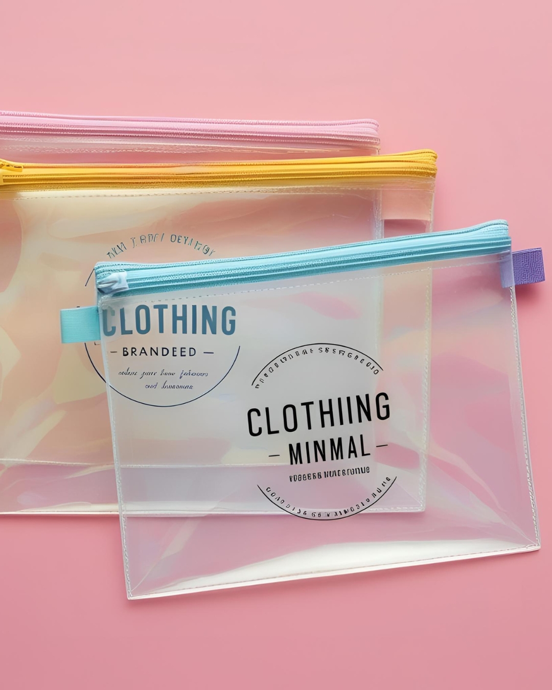 Custom Transparent Zipper Bags