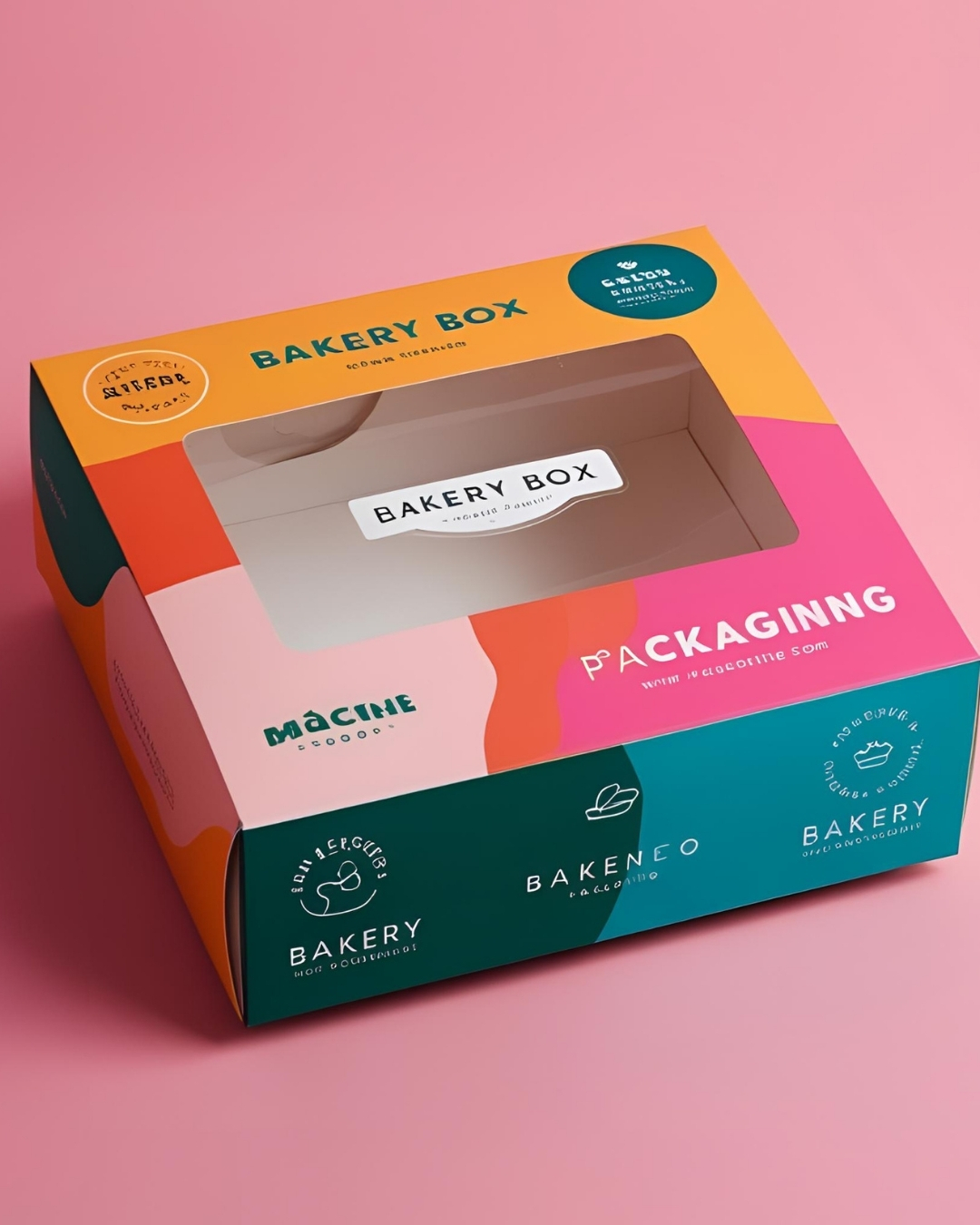 Custom Bakery Box With Windows